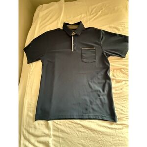 Pebble Beach Dry Luxe Performance Men's Polo Shirt Size Medium Short Sleeve Golf